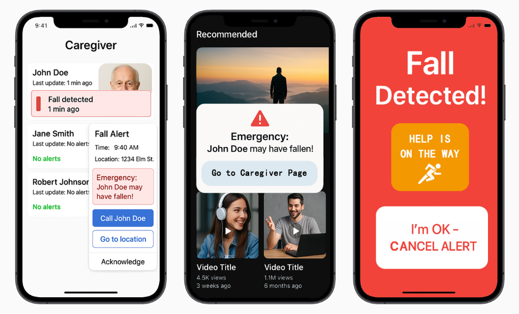 Fall8 Caregiver & Recommendations